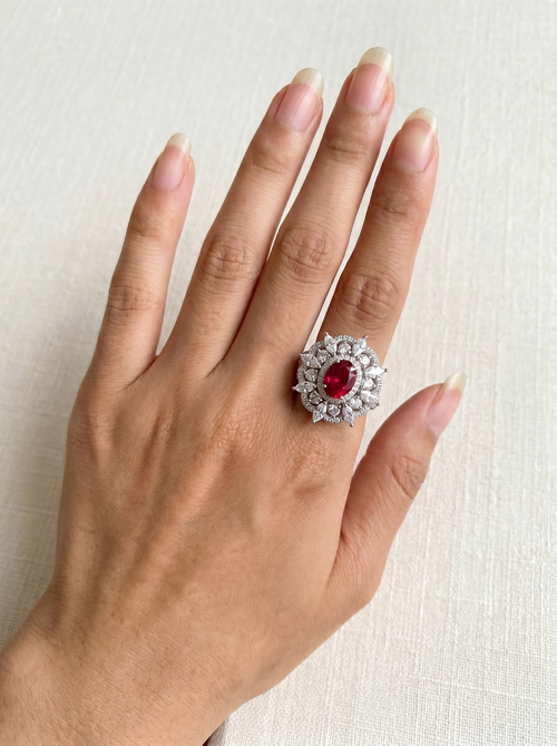 Bloomy Magnolia Ring
