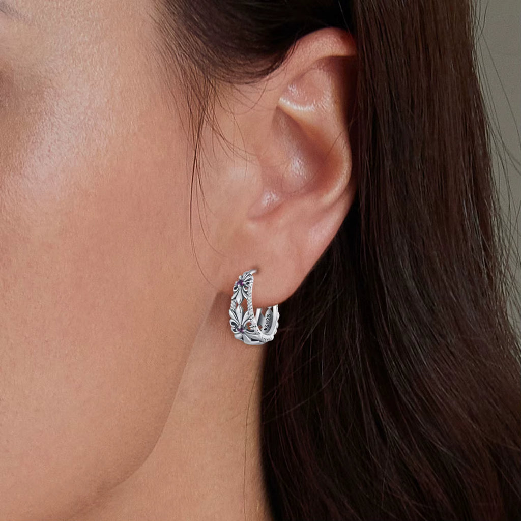 Flower Decorated Earrings