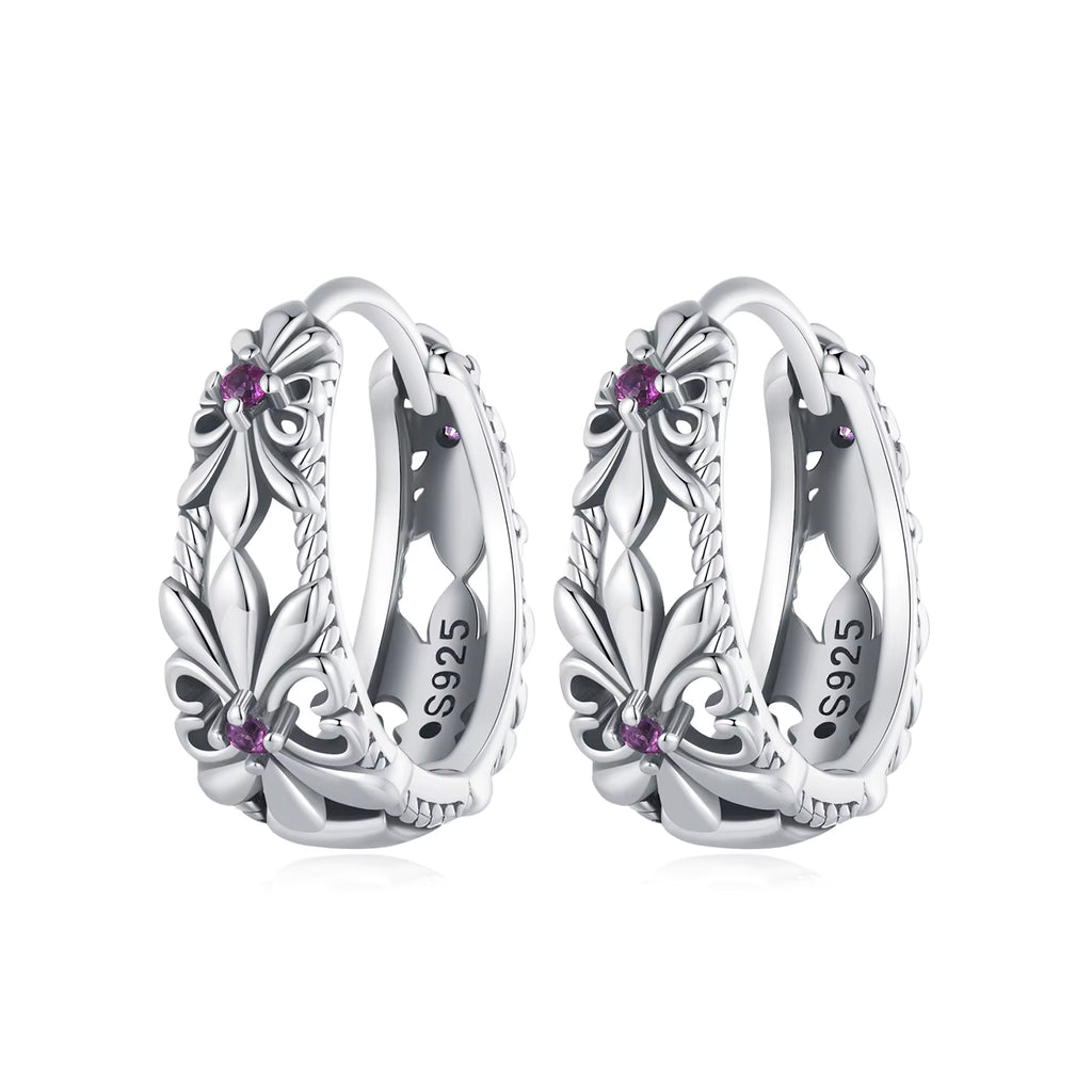 Flower Decorated Earrings