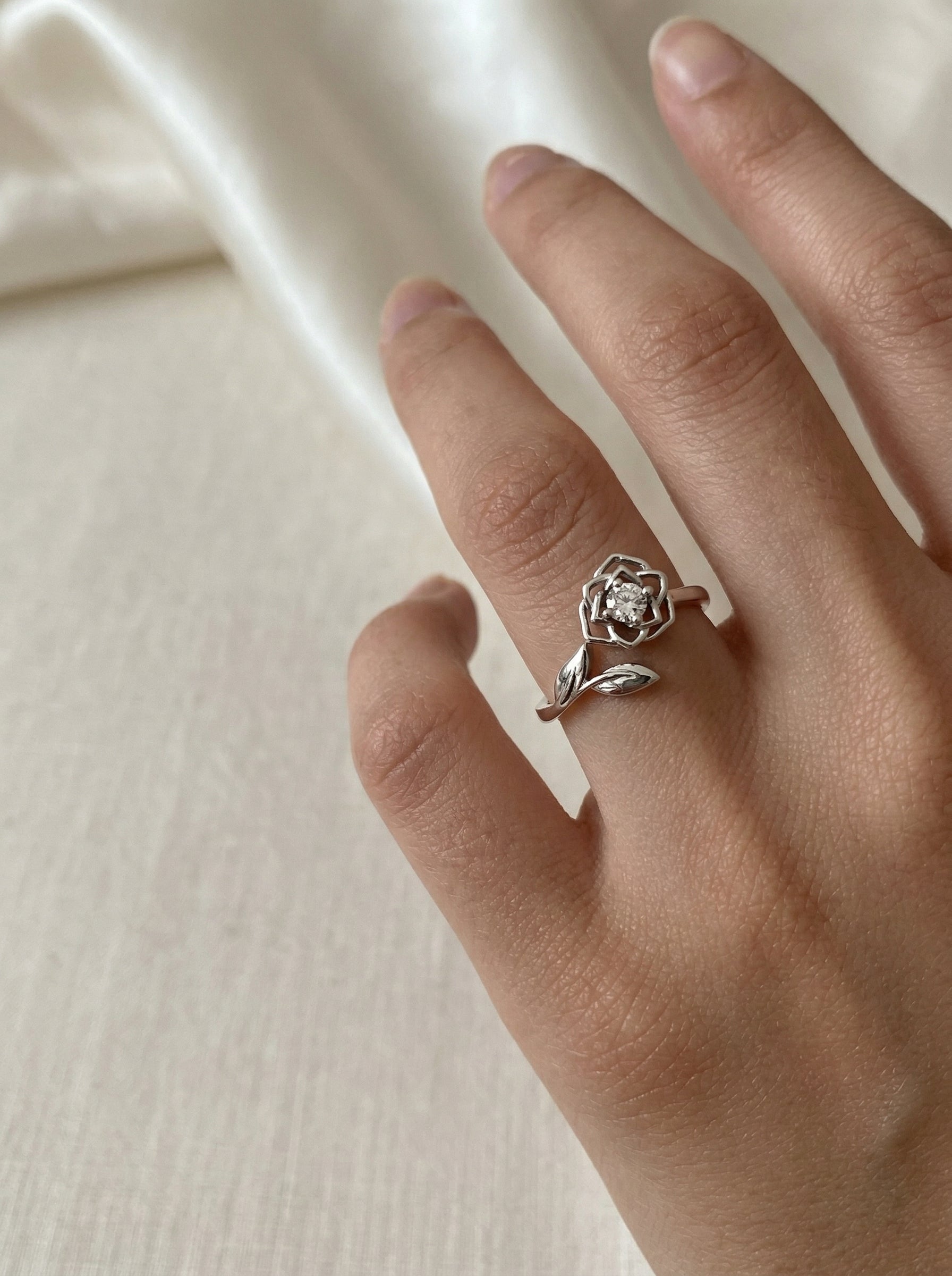 Camellia Flower Ring