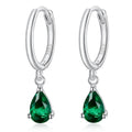 Teardrop Silver Earrings
